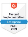 Fastest Implementation – Enterprise – Fall 2021