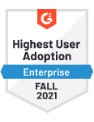 Highest User Adoption – Enterprise – Fall 2021